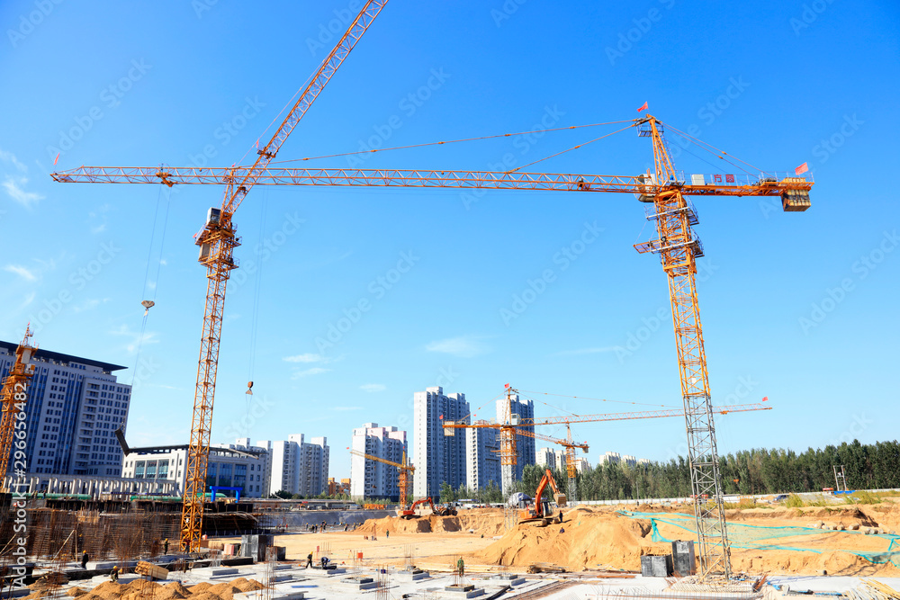 Construction site scene