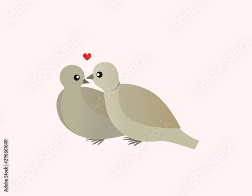 Two turtle doves