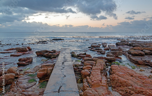 St James Beach in early morning light in Cape Town South Africa