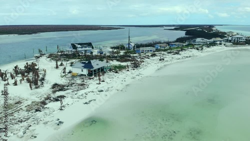 Deep Water Cay East End. Aftermath Hurricane Dorian, Grand Bahama photo