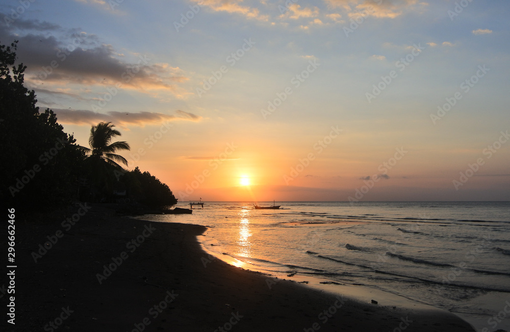 The View of Lovina Beach Bali Indonesia The View of Lovina Beach Bali Indonesia