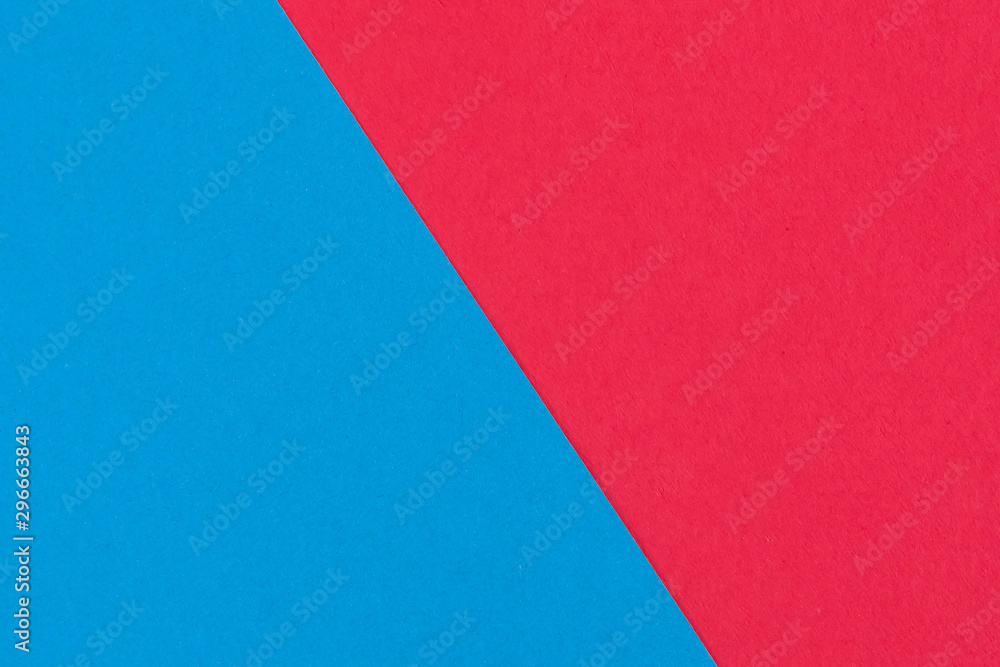 Red blue paper background. Abstract geometric flat composition. Card board background. Red blue paper background. Abstract geometric flat composition. Card board background.
