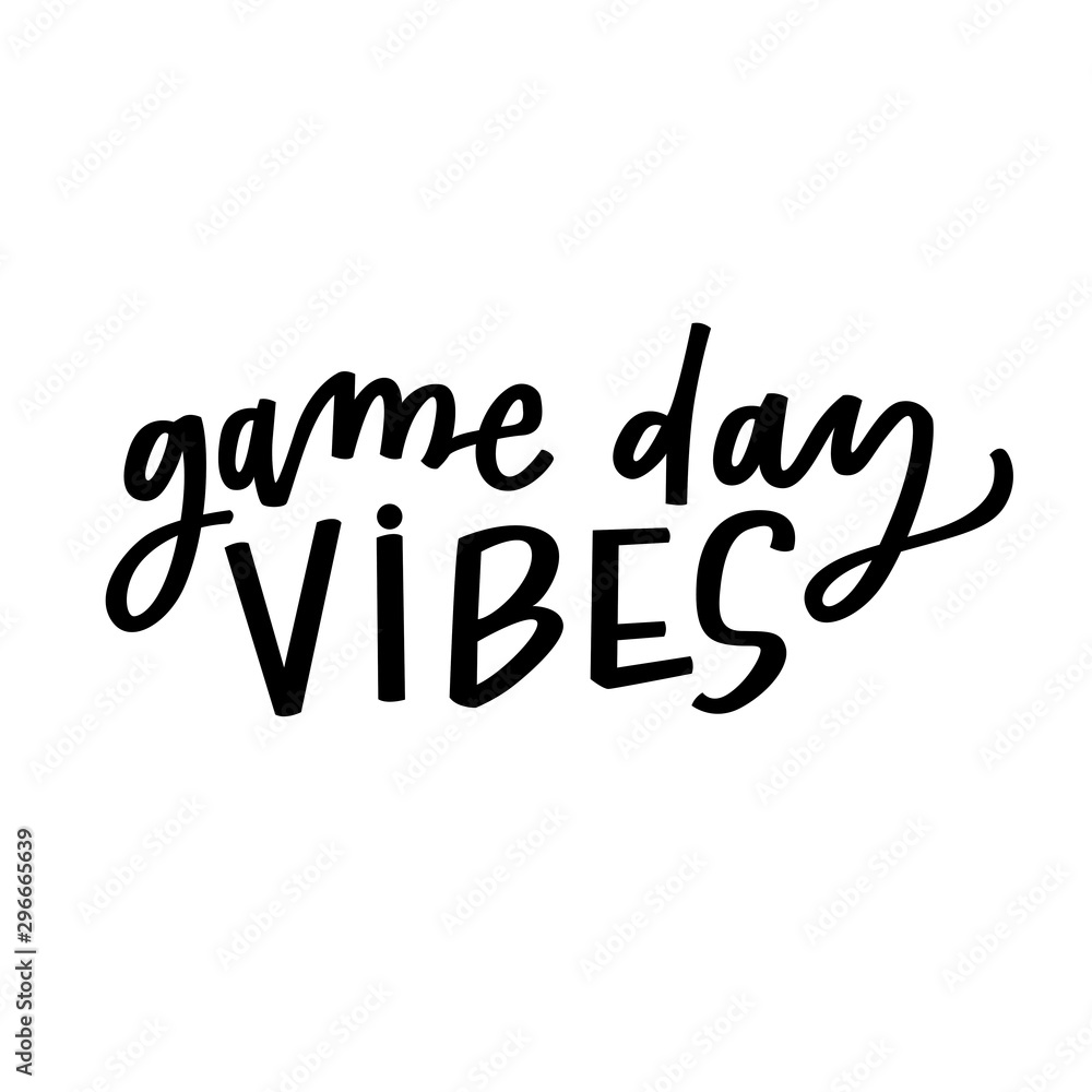 Game day vibes Game day vibes