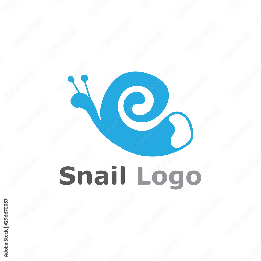 Snail logo template vector icon illustration Snail logo template vector icon illustration