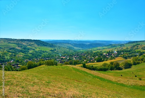 rural landscape from a hilly area of Romania © sebi_2569