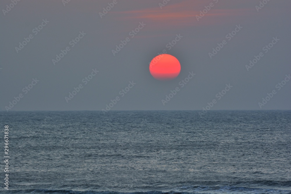 The sunset in Hsinchu, Taiwan, the seaside style. The sunset in Hsinchu, Taiwan, the seaside style.