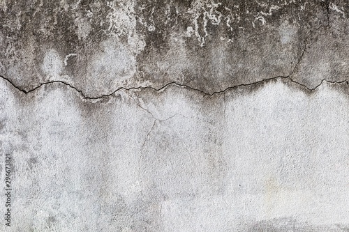 Abstract old cement texture background, blank crack pattern on old concrete wall background, construction problem