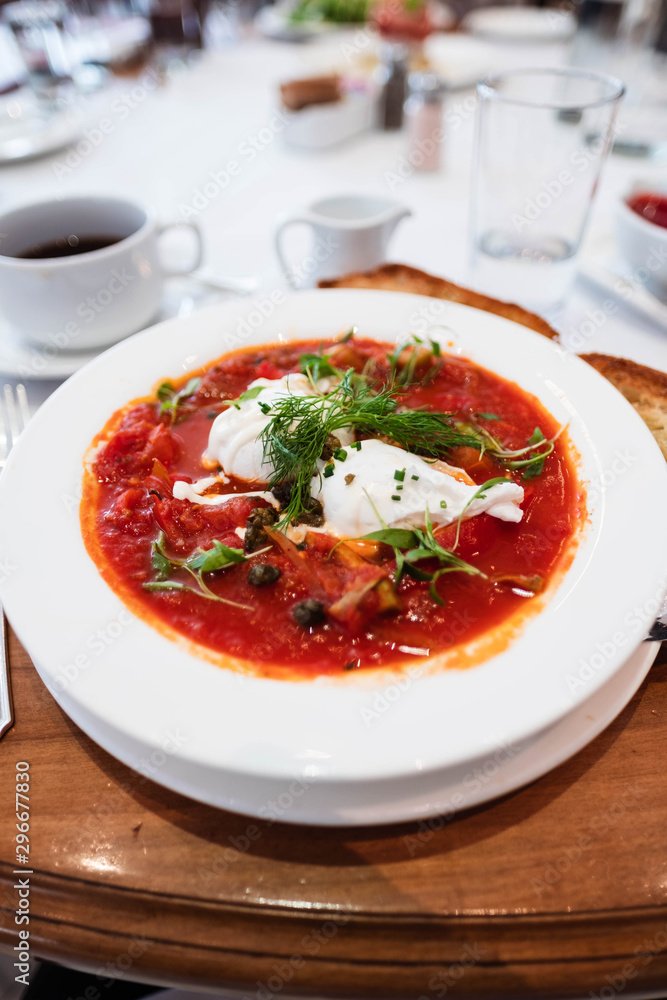 Tomato stew, shakshuka Tomato stew, shakshuka