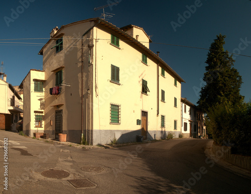 View of the village of Fornacette in Tuscany © elliottcb