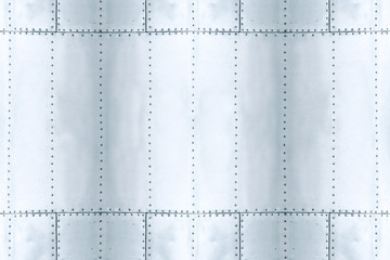 Acrylglasbilder Alte Flugzeuge Alte Aluminiumplatte mit Nieten  © huawoon