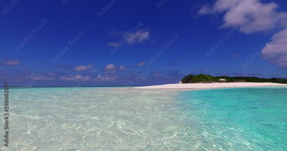 aerial view of sea water, low altitude parallax shot aerial view of sea water, low altitude parallax shot