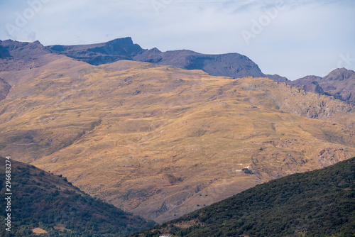 The mountainous landscape of Sierra Nevada (Spain)
