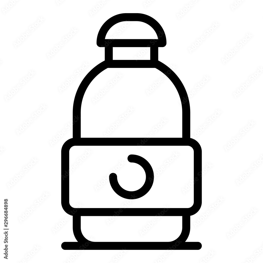 Shampoo bottle icon. Outline shampoo bottle vector icon for web design isolated on white background Shampoo bottle icon. Outline shampoo bottle vector icon for web design isolated on white background
