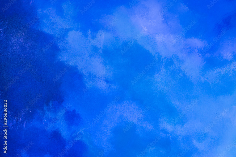 Abstract blue paint color