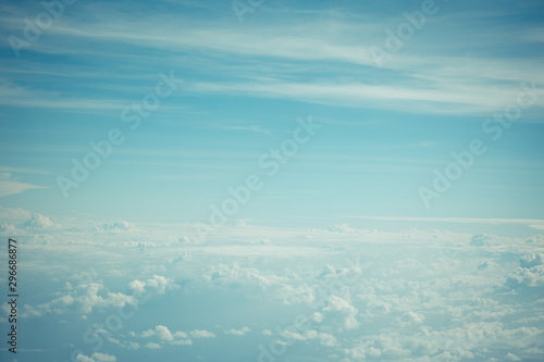 Blue sky with clouds