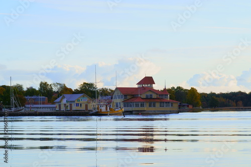 Small and cozy port of the Finnish city of Tammisaari, Ekenas photo