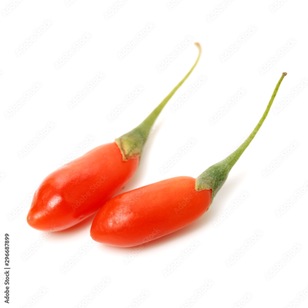 Goji berry isolated on white background Goji berry isolated on white background