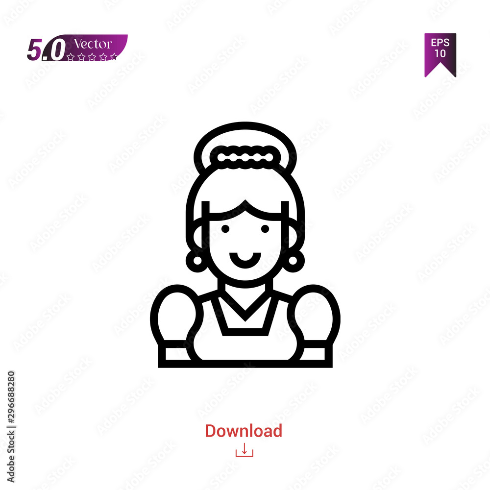 woman costume national costume icon vector isolated on white background.logo, People , Graphic design, mobile application, icons 2019 year, user interface. Editable stroke. EPS10 format woman costume national costume icon vector isolated on white background.logo, People , Graphic design, mobile application, icons 2019 year, user interface. Editable stroke. EPS10 format