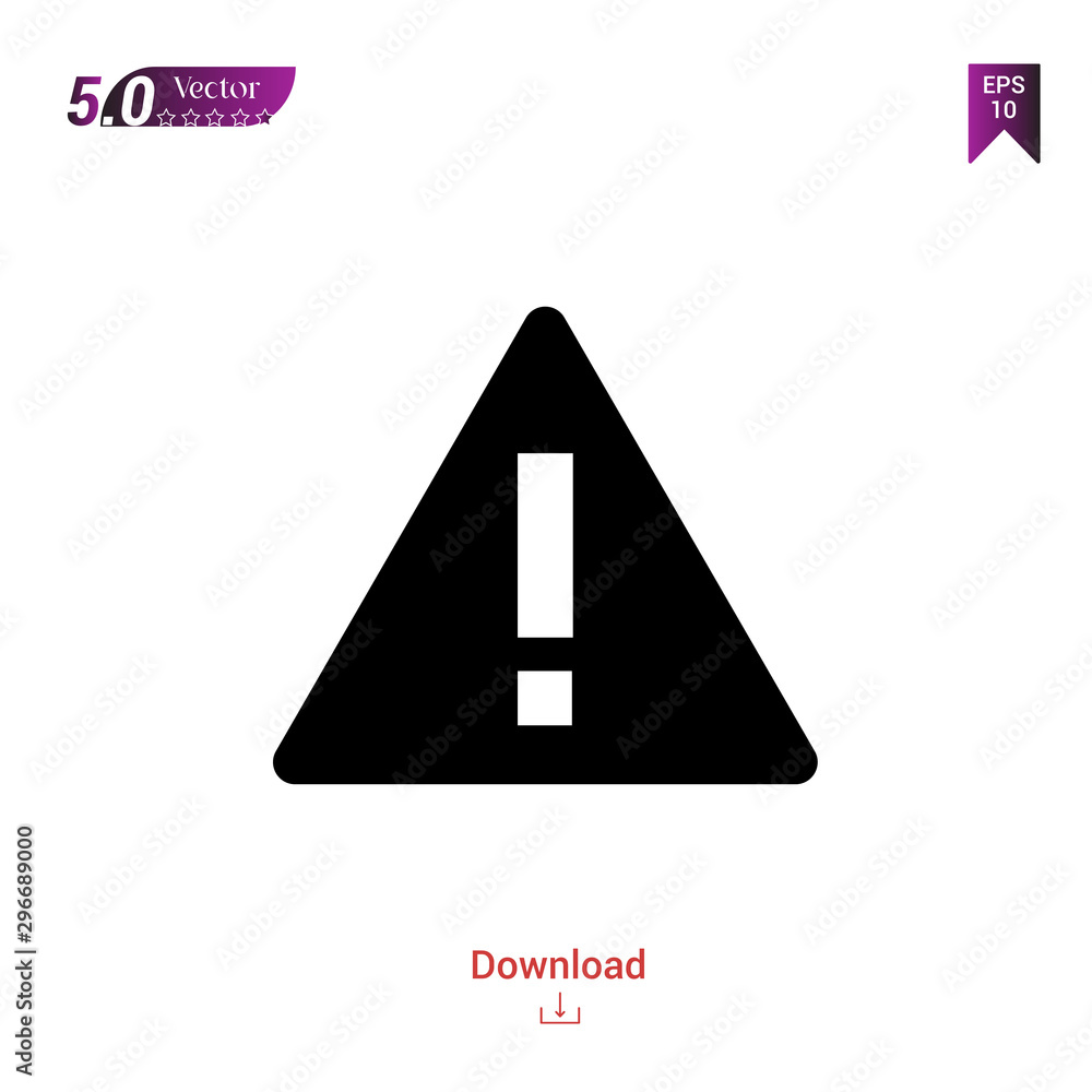 Outline Black warning icon vector isolated on white background. Popular icons for 2019 year. ui-kit-collection. Graphic design, mobile application, logo, user interface. EPS 10 format vector Outline Black warning icon vector isolated on white background. Popular icons for 2019 year. ui-kit-collection. Graphic design, mobile application, logo, user interface. EPS 10 format vector