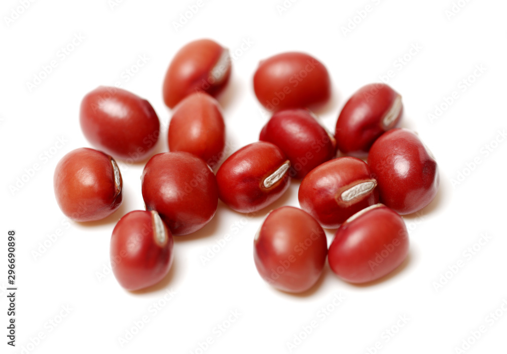red beans isolated on white background red beans isolated on white background