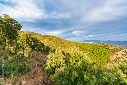 The mountainous landscape of Sierra Nevada (Spain)