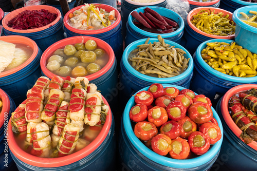 Types of pickled vegetables