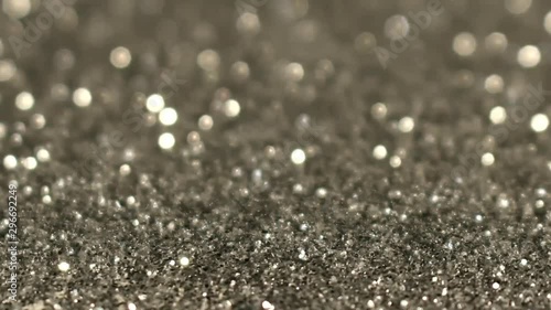 beautiful festive shiny video with shimmering silver sequins