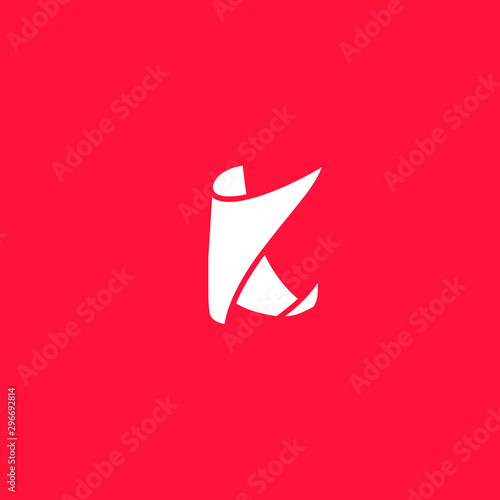 k letter icon logo vector