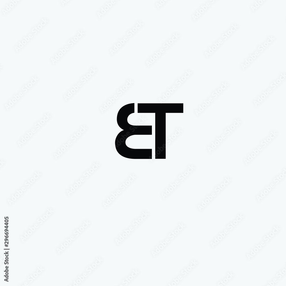 BT initials letter icon logo vector in black free download BT initials letter icon logo vector in black free download