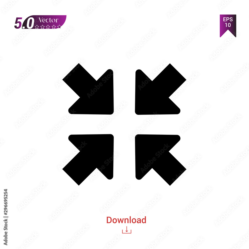 Outline Black minimize icon vector isolated on white background. Popular icons for 2019 year. ui-kit-collection. Graphic design, mobile application, logo, user interface. EPS 10 format vector Outline Black minimize icon vector isolated on white background. Popular icons for 2019 year. ui-kit-collection. Graphic design, mobile application, logo, user interface. EPS 10 format vector