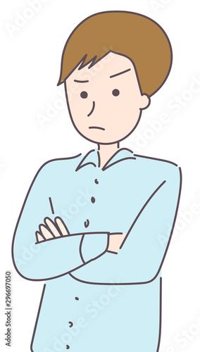 男性　不機嫌