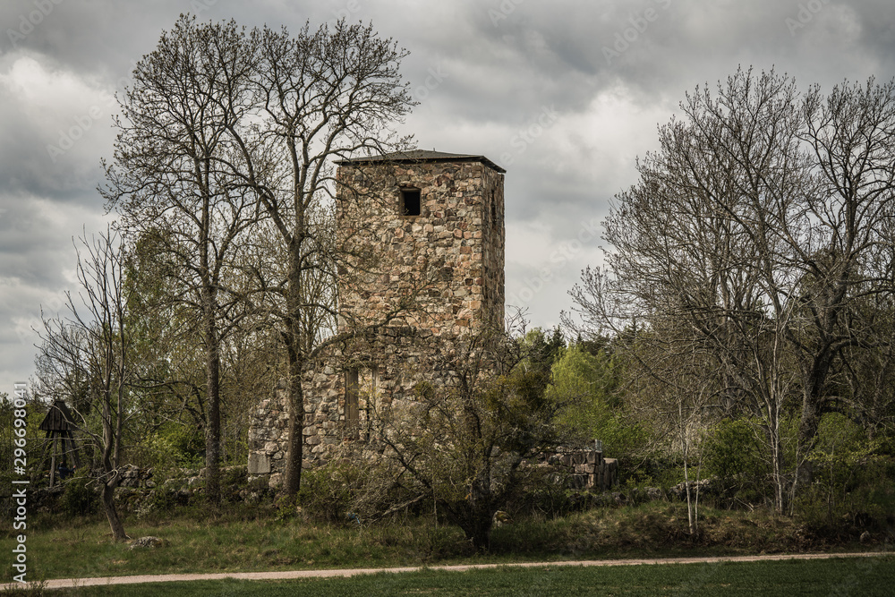 Church ruin on the Swedish countryside from the 12th century Church ruin on the Swedish countryside from the 12th century