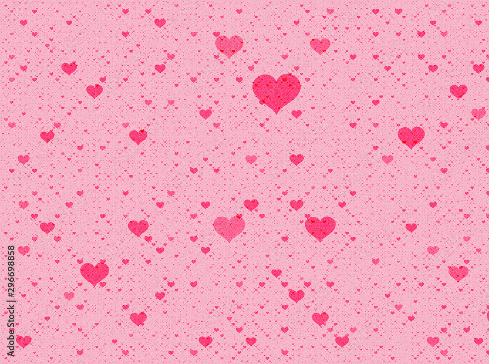painted red hearts backgrounds