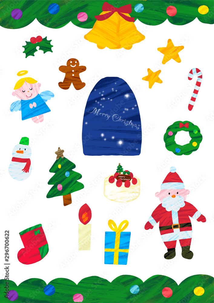 Fototapeta premium クリスマス小物セット