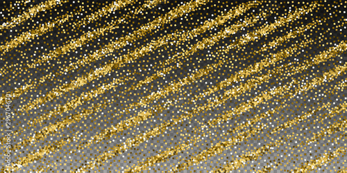 Gold glitter luxury sparkling confetti. Scattered 