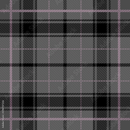 Beautiful checkered grey plaid pattern vector