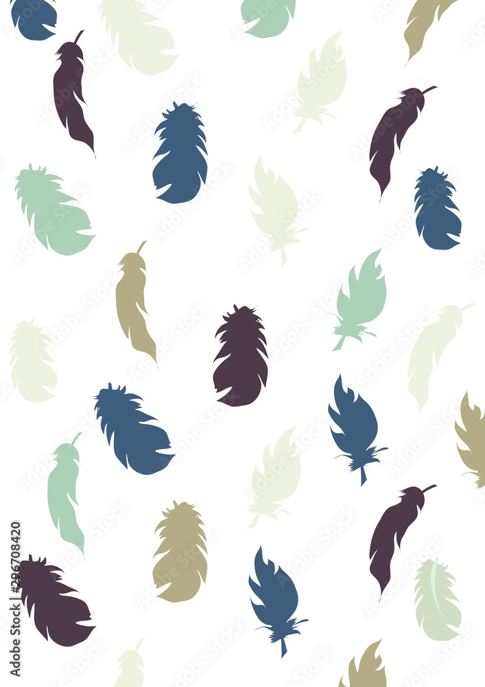 Obraz premium Feather Background