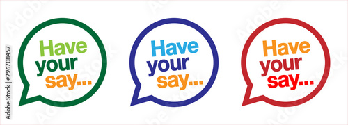 Have your say