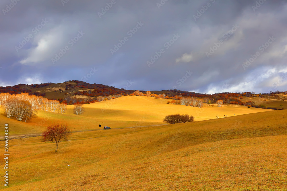 Fototapeta premium sights of the Ulan prairie in Inner Mongolia, China