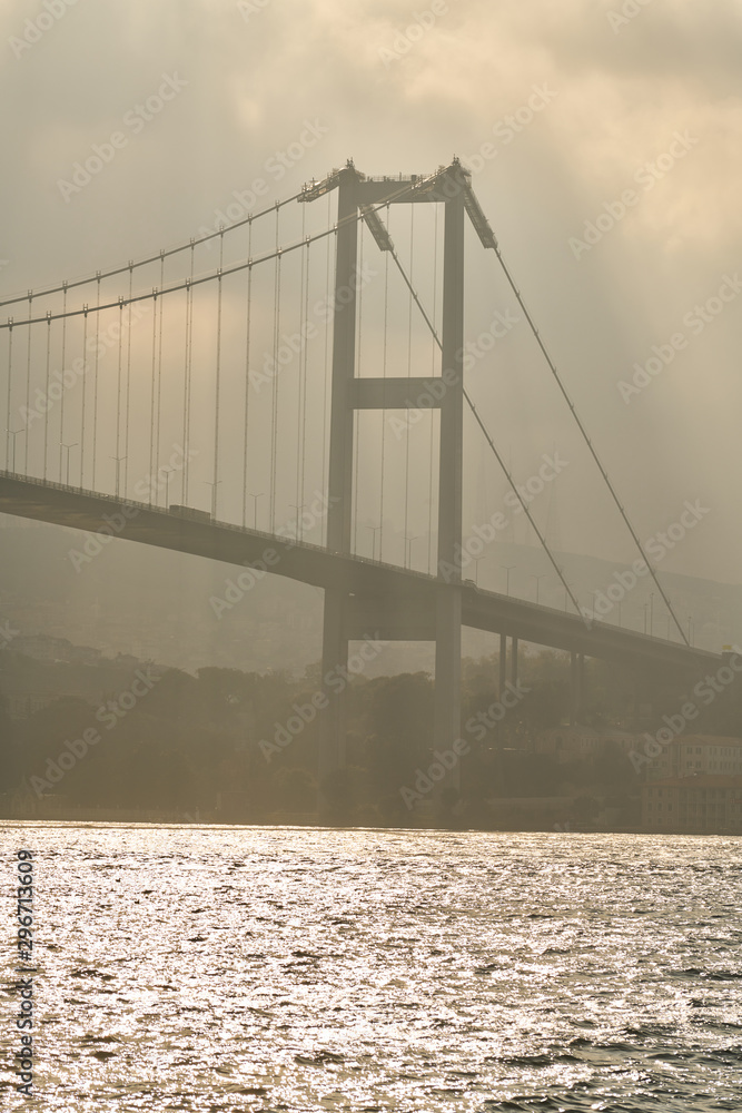 Fototapeta premium Magnificent bridge from Istanbul, Turkey