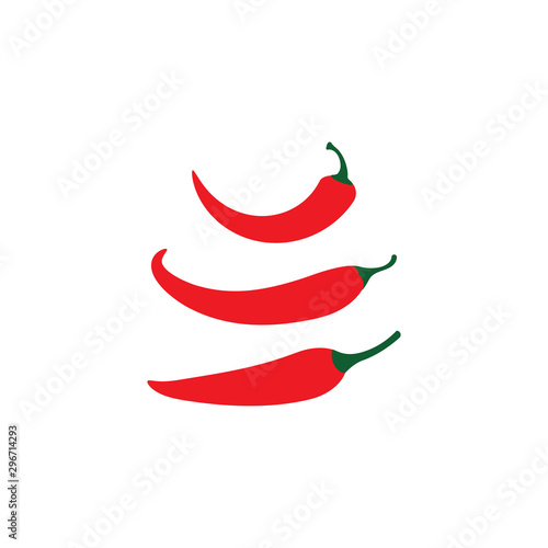 Hot Chili vector icon illustration