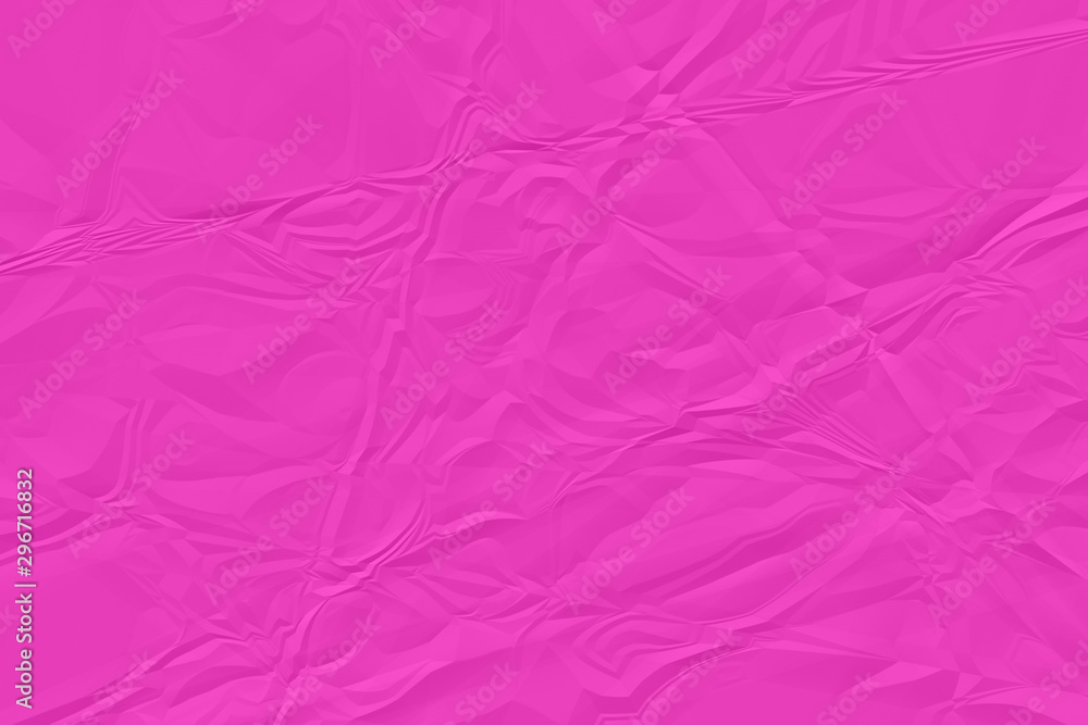 Naklejka premium crumpled pink paper background close up