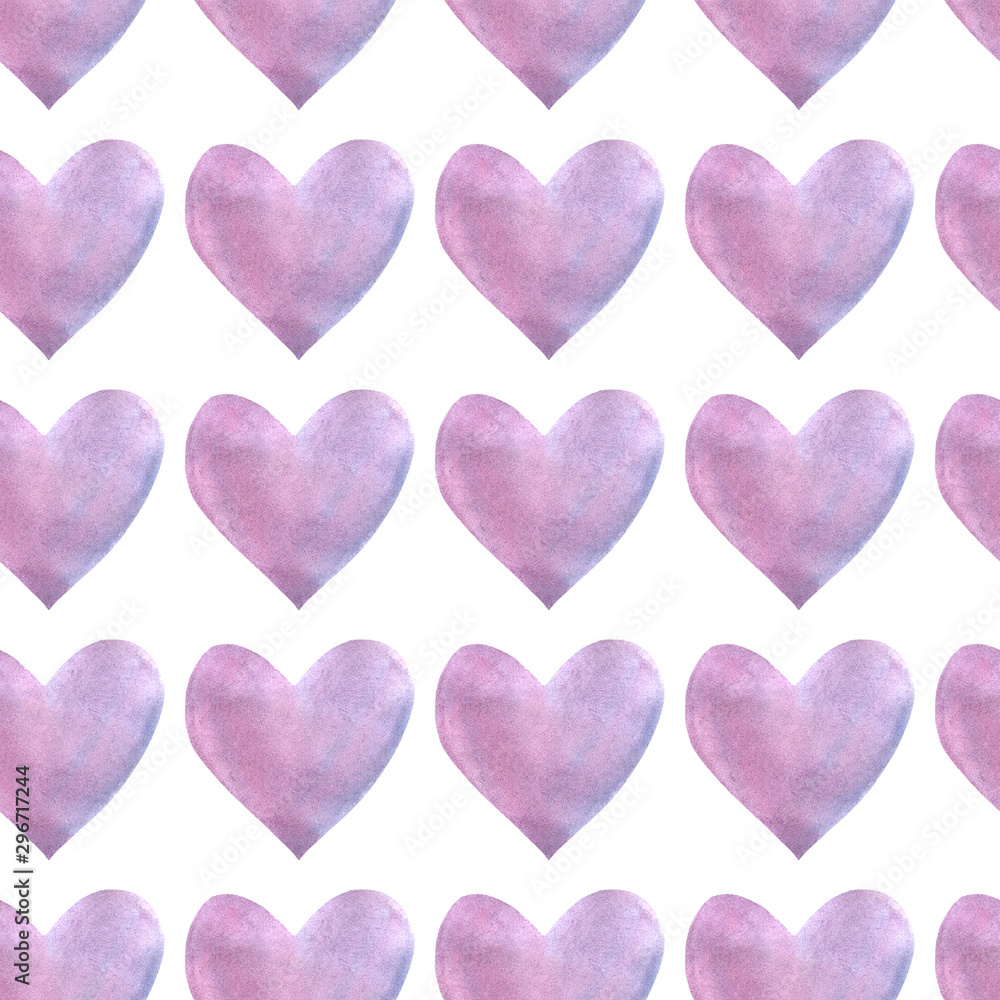 Seamless pattern with hearts. Romantic texture for wrapping paper, packaging, wedding, birthday, Valentine's Day, mother's Day	