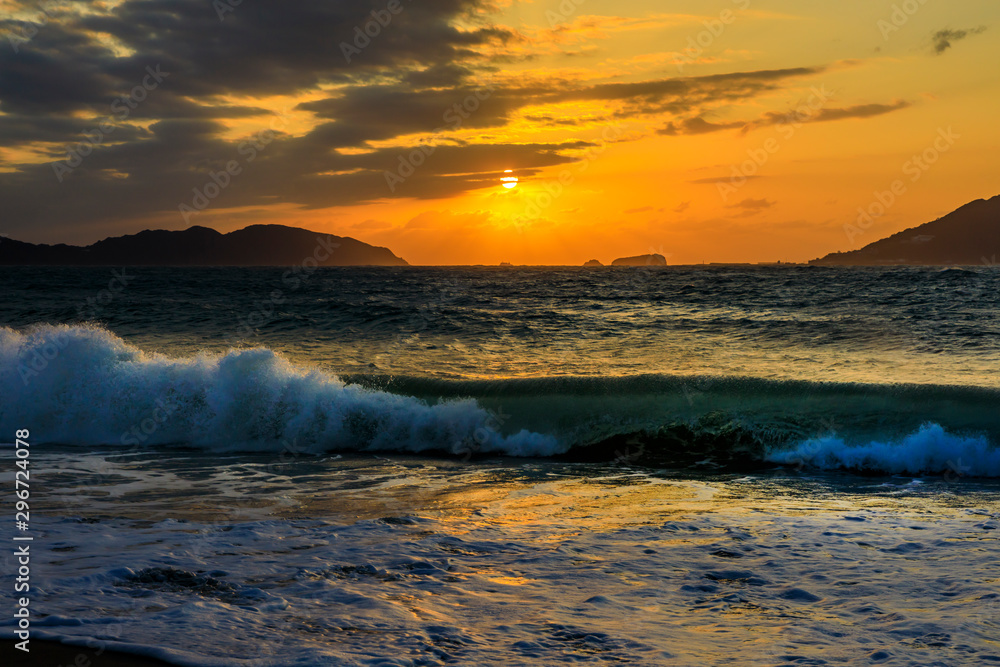 志賀島の夕日 志賀島の夕日
