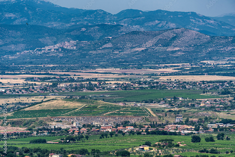 Fototapeta premium Panoramic view from Monte Porzio Catone, Rome
