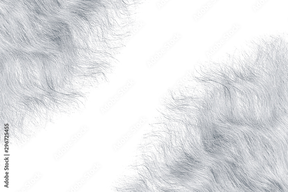 Damaged gray hair on white as background. Hair care - clipart Damaged gray hair on white as background. Hair care - clipart