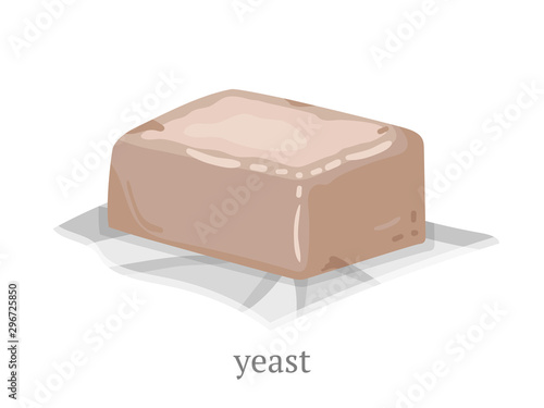 Yeast flat vector illustration