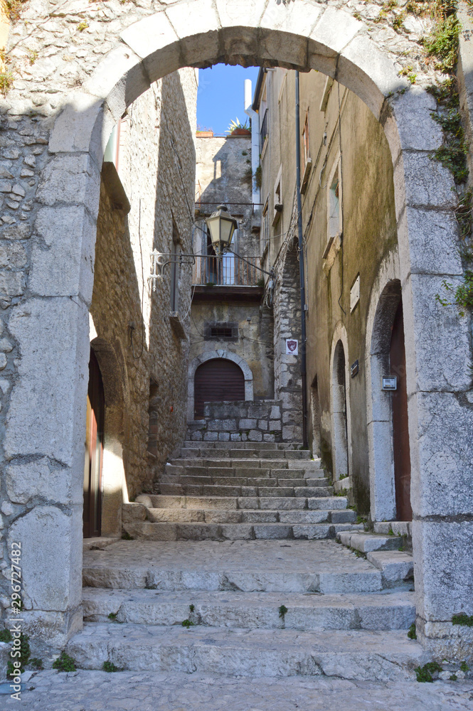 Guardia Sanframondi, Italy, 02/06/2016. A tourist trip to a medieval village.