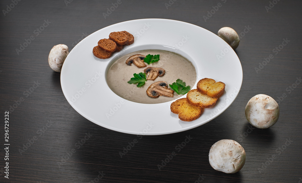 Cream of mushroom soup