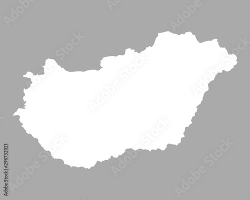 Karte von Ungarn